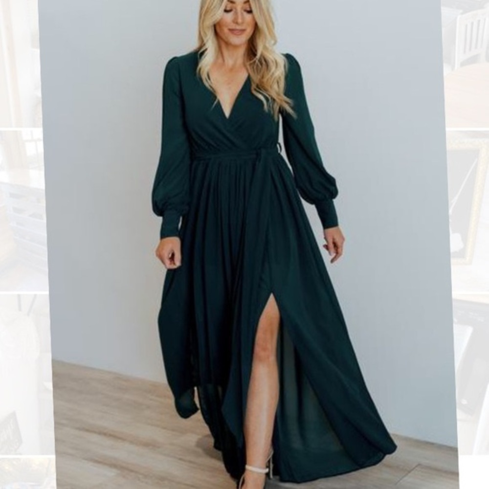 Celine Maxi in Emerald